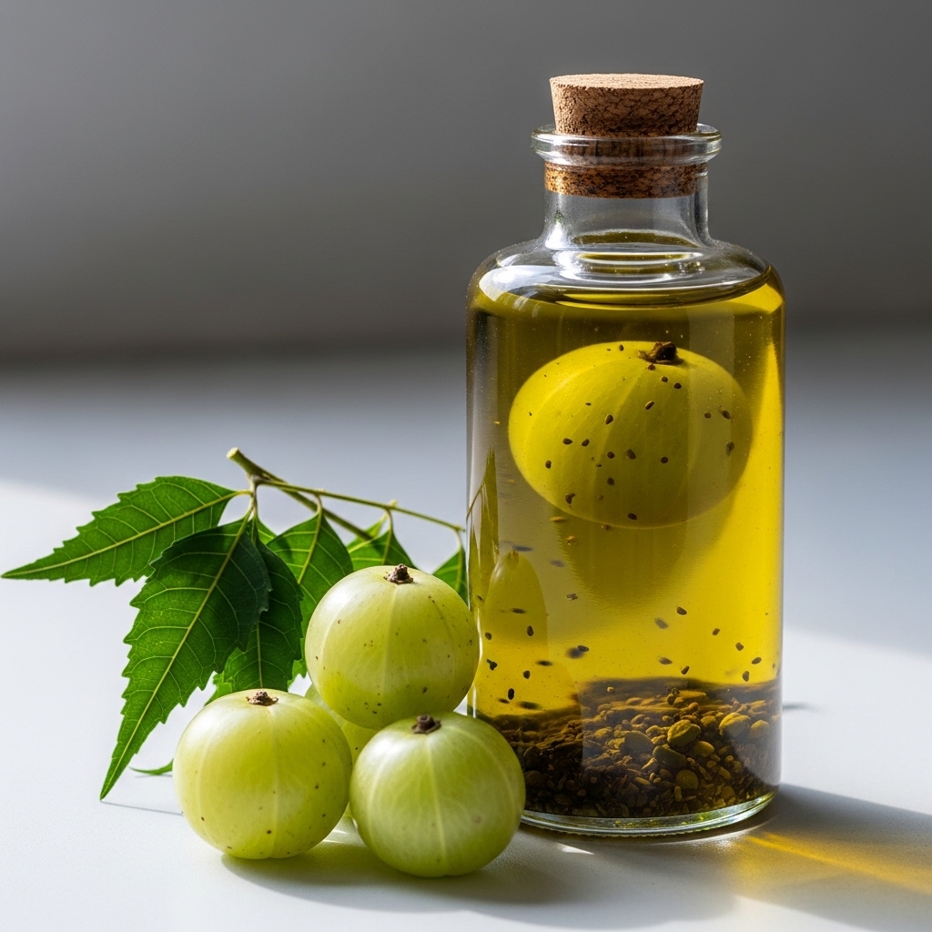 Amla-and-neem-herbal-hair-oil