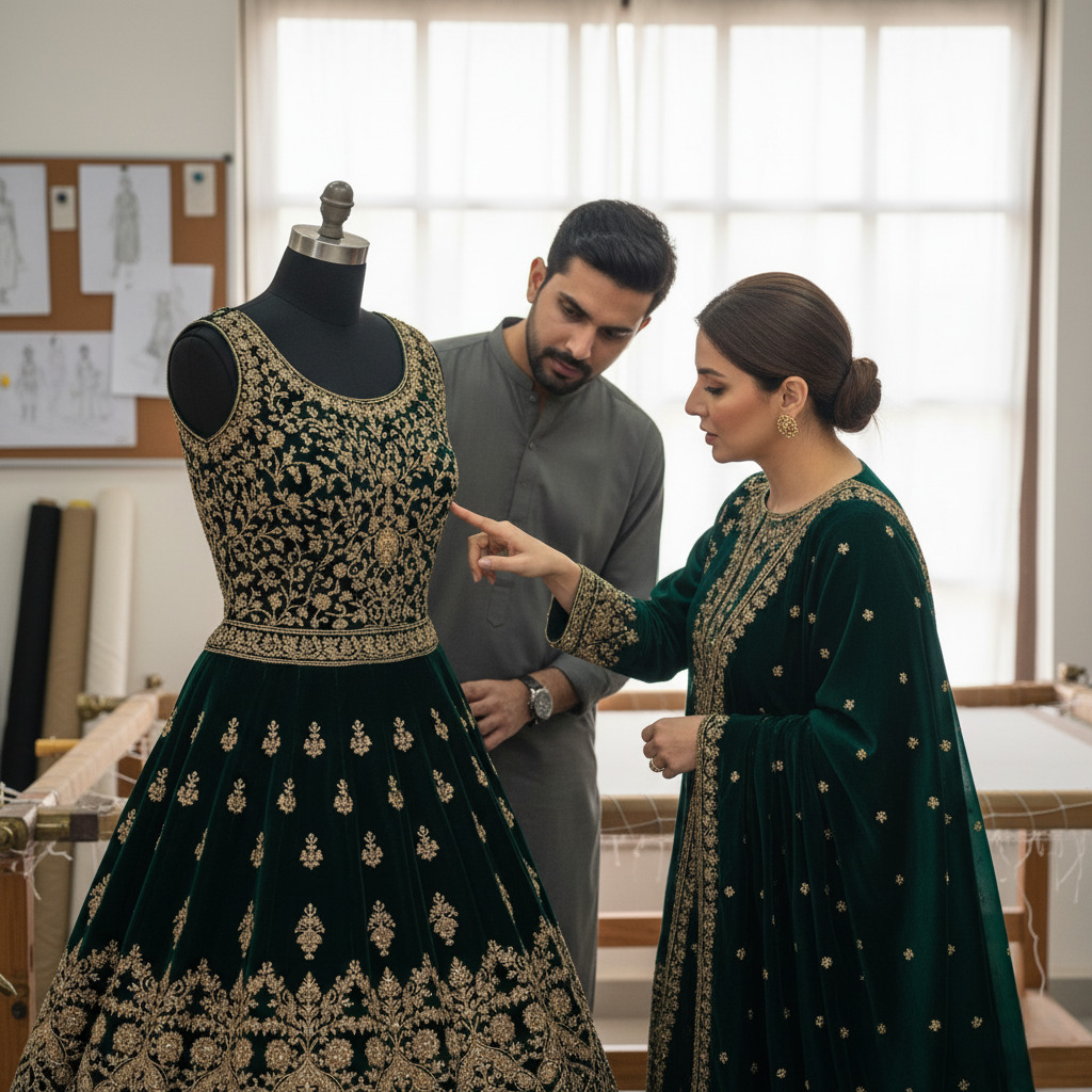 Designer_Reviewing_Garment Designer_Reviewing_Garment