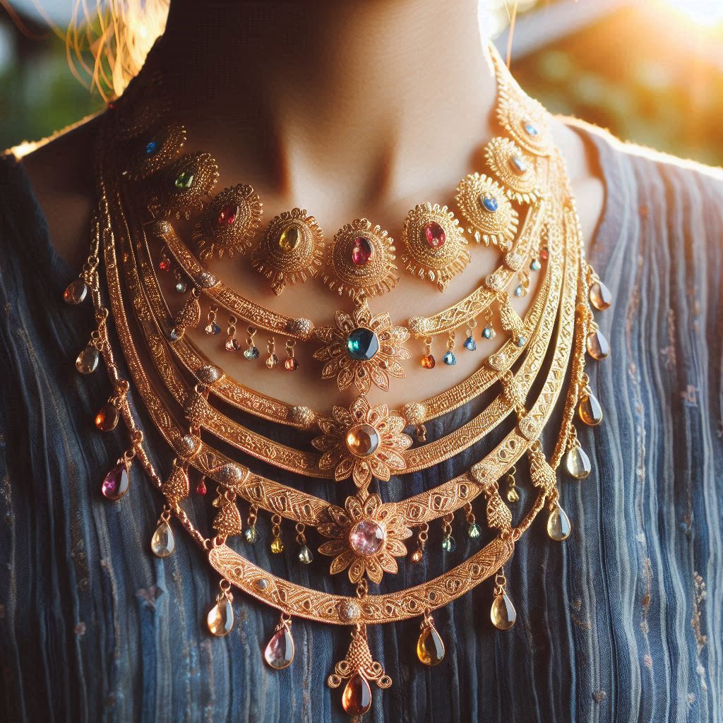 Pakistani gold necklace designs 2018 deals