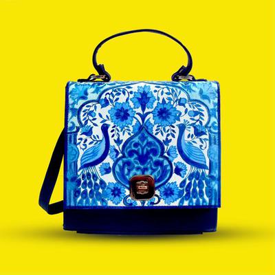 Hand Painted Multan Art Crossbody Bag by BLENDS