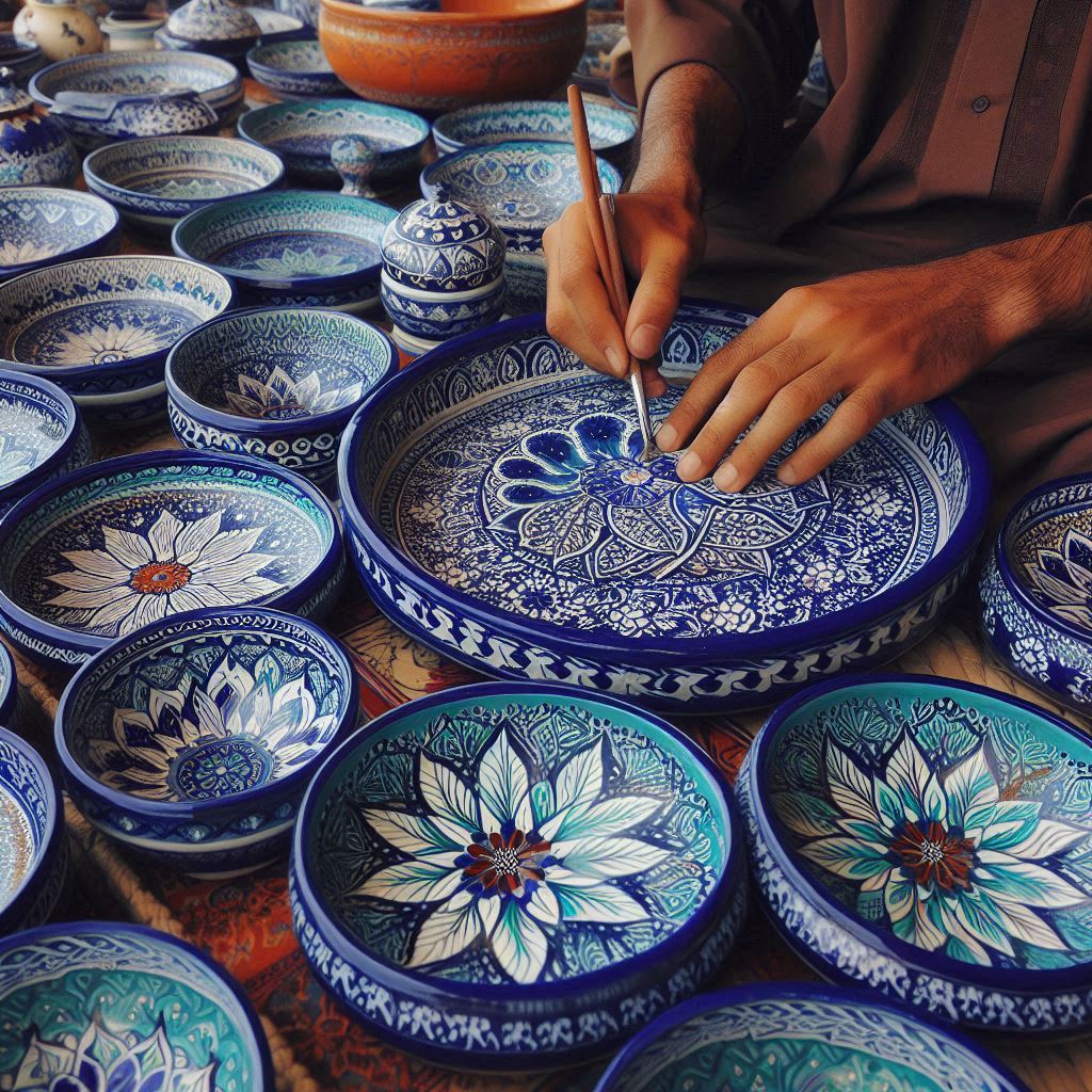 Blue Pottery of Multan Legacy in Cobalt and Clay