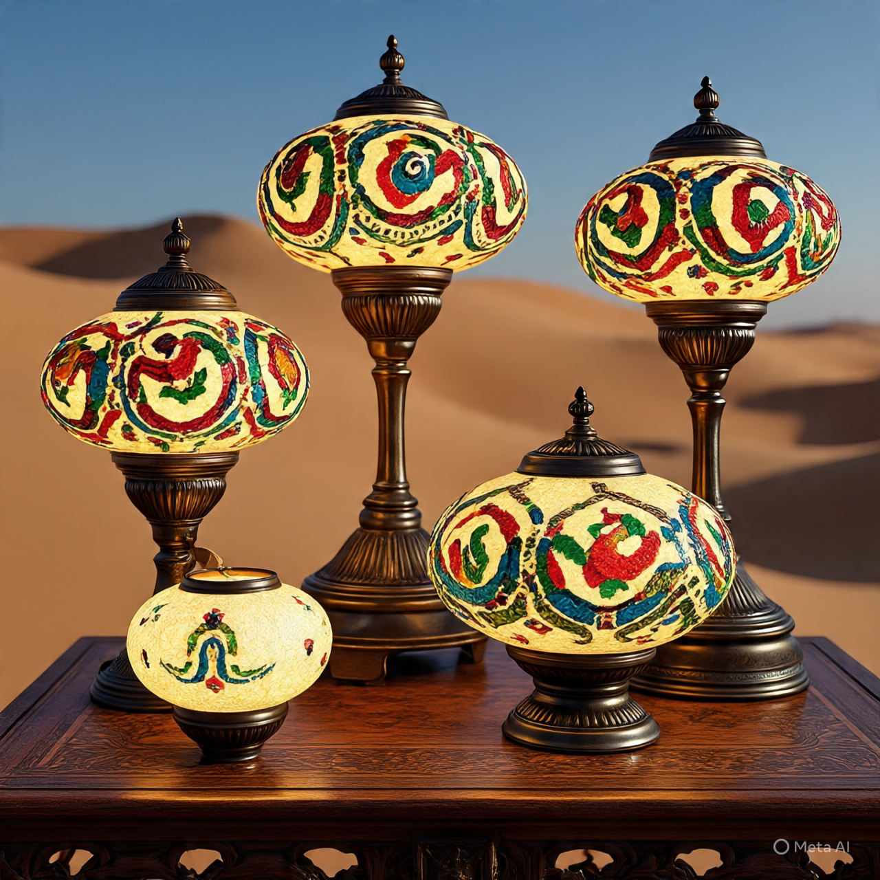 camel-skin-lamps