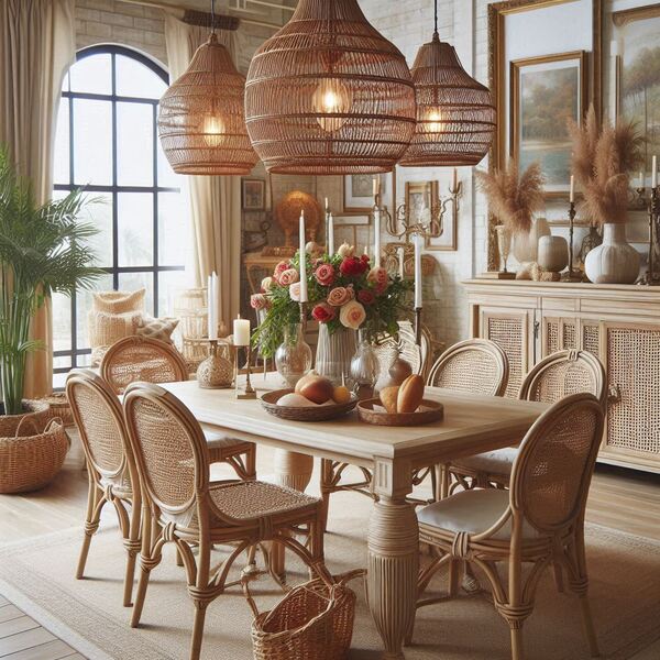 Cane Dining Area Furniture cane-dining-area