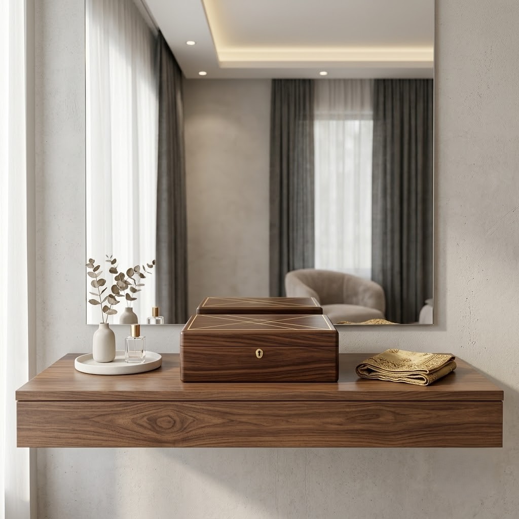contemporary-console-with-metal-inlaid-accessories