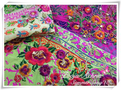 Embroidered Fabric by Pooja's