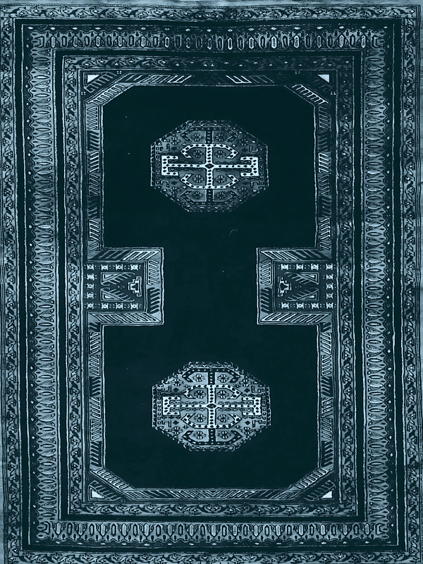 Double Medaillon Carpet double-medallion