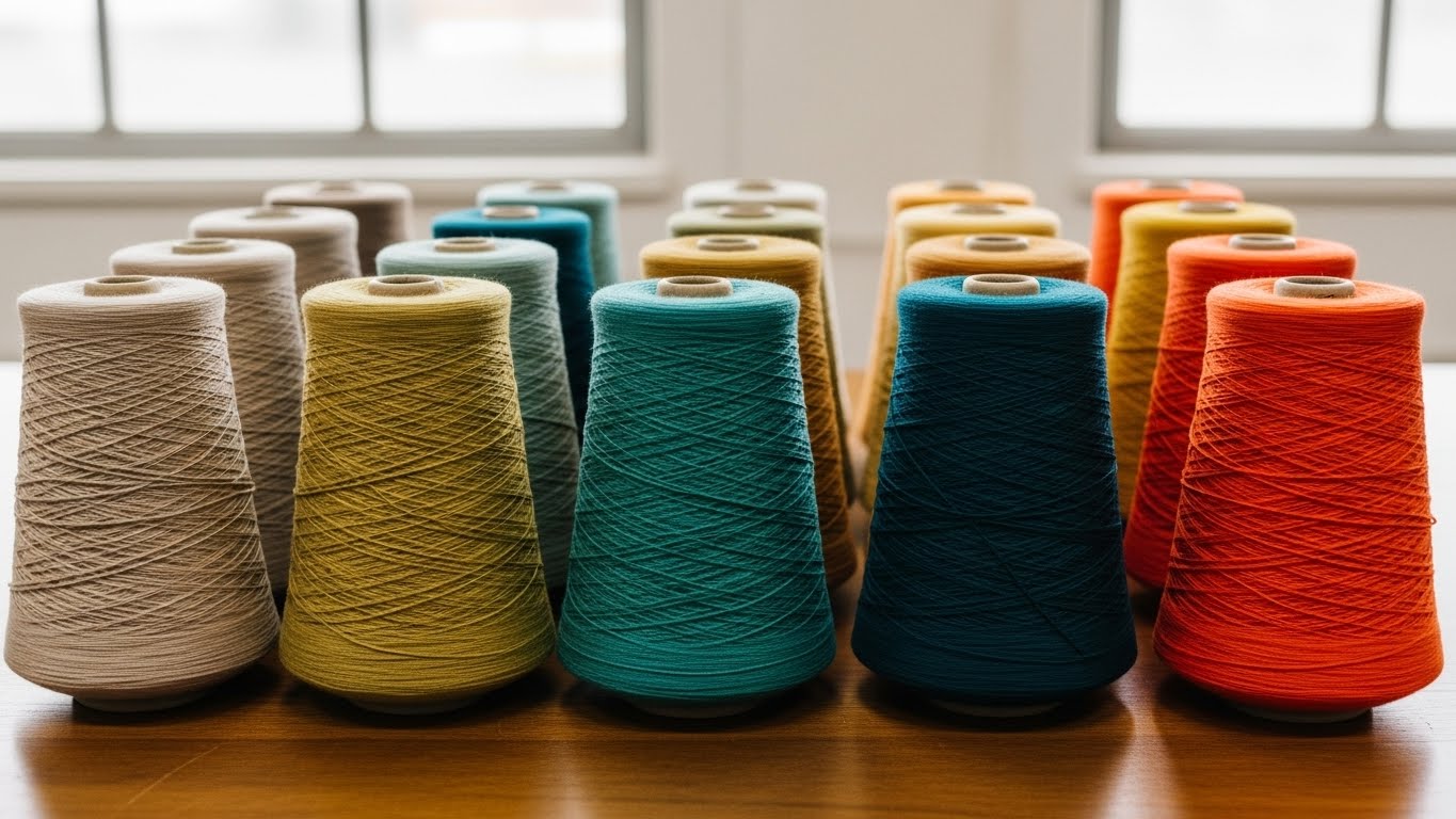 dyed-yarn-cones-1