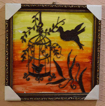 Glass Painting by Galaxy Artwork