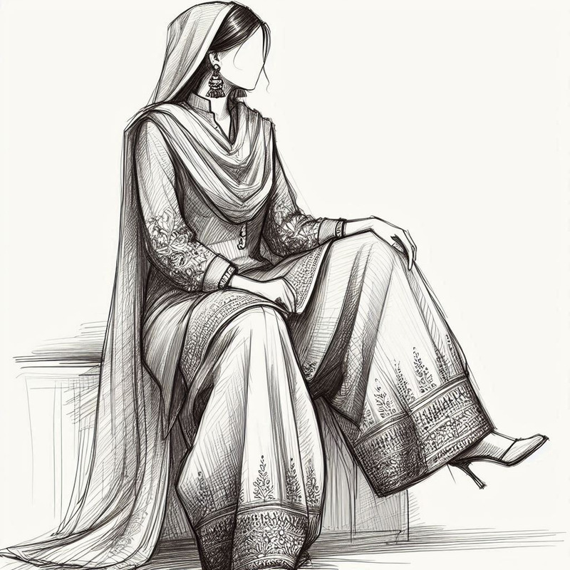 farshi-shalwar-sketch-1