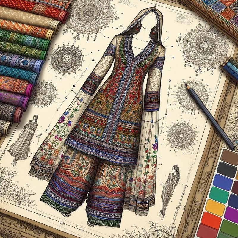 farshi-shalwar-sketch-3