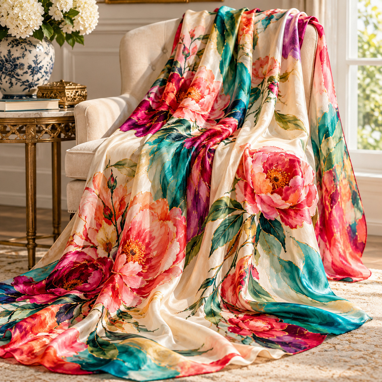 floral-and-botanical-scarf