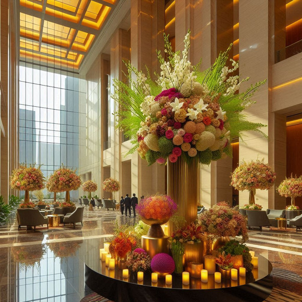Floral Arrangement- Corporate Lobby Floral Arrangement- Corporate Lobby-1