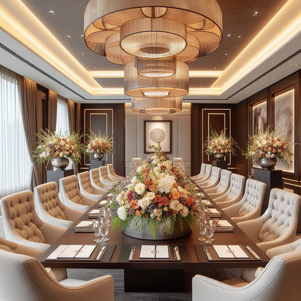 Floral Arrangement- Corporate Meeting Room floral-arrangement-corporate-meeting-room-3
