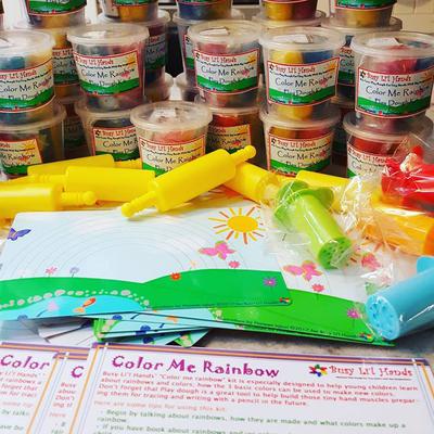 Non-Toxic Homemade Playdough by Busy Li'l Hands