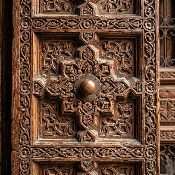hand-carved-wooden-door-panel