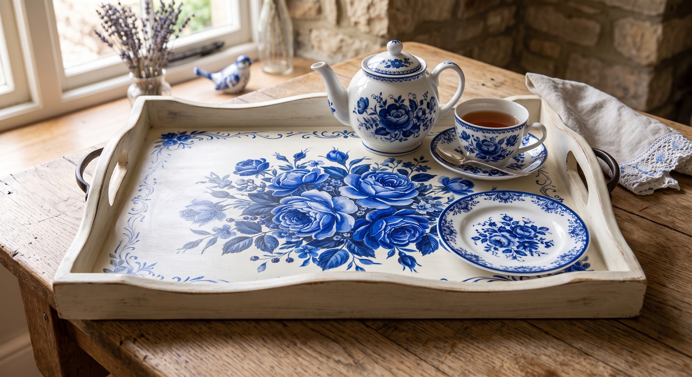 hand-painted-serving-tray-blue-roses