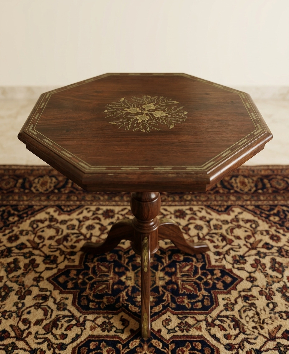 hexagonal-brass-inlay-table