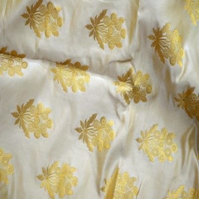 Ivory Gold Brocade saree Ivory Gold Brocade saree
