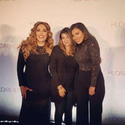 At Huda Beauty Masterclass