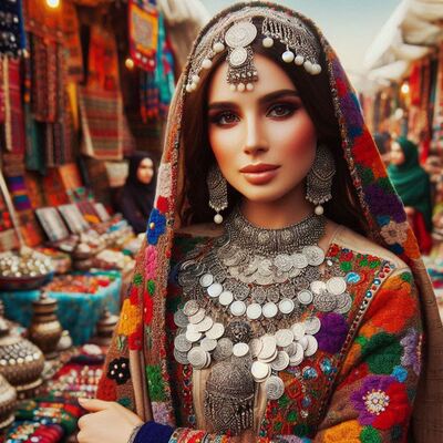 pashtun-teeka -with-coins