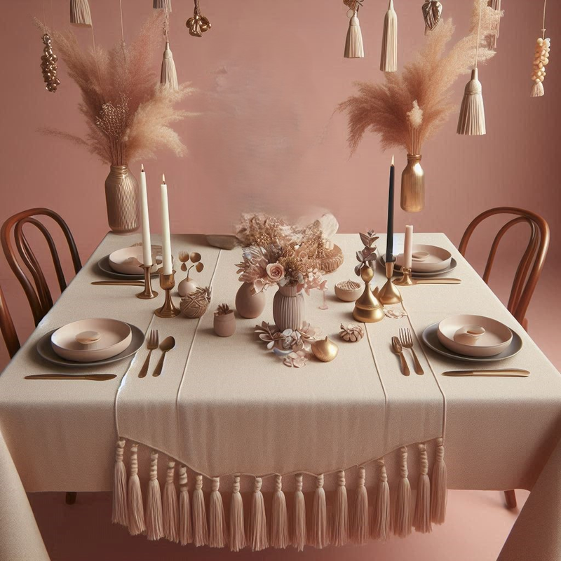 plain-color-table-cover-with runner