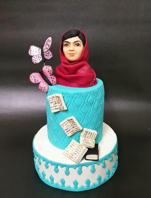 Malala Yousifzai, Pakistani activist for female education by Radha Dhaka from India