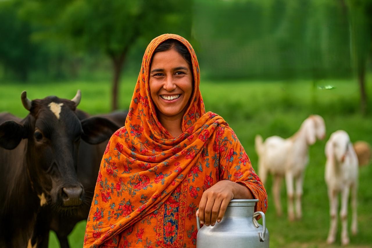 rural-women-milk-from-cows-goats-1