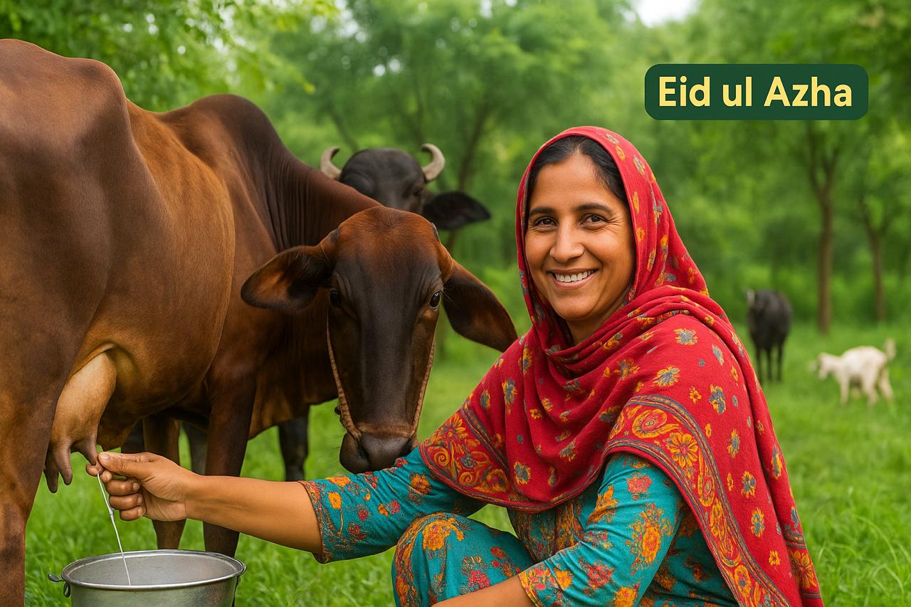 women-of-rural-pakistan-milking-1-