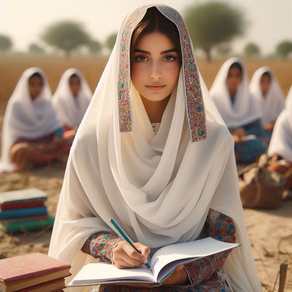 Women of Rural Pakistan-Sindh-Secondary School Student women-of-rural-pakistan-sindh-education-2