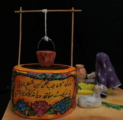 Truck and Pottery Art By Sana Mohsin