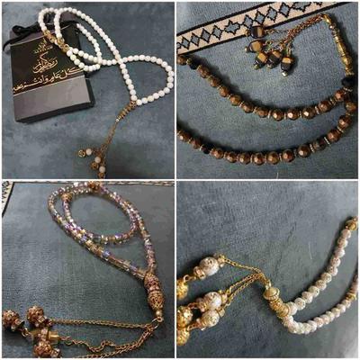White and Colored Tasbih (Rosary Beads) by ALFIYAH