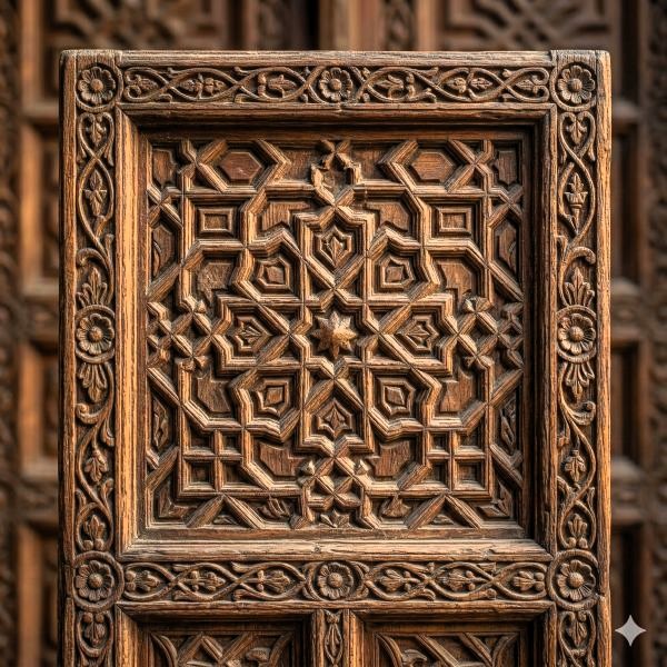 symmetrical-carved-door-panel