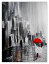 Walk in the rain by Ghanasha's Art