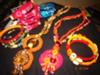 hand crafted bangles and necklace