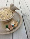 Stone Bird Feed/Bath by FunparaZ