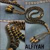 Black and Gold Tasbih (Rosary Beads) by ALFIYAH